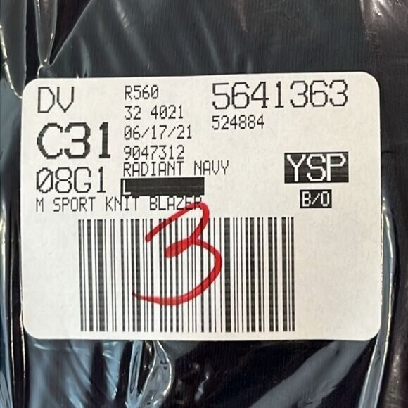 NWT Lands End Mens Ponte Knit Sport Blazer Radiant Navy Size L Large - Picture 12 of 12